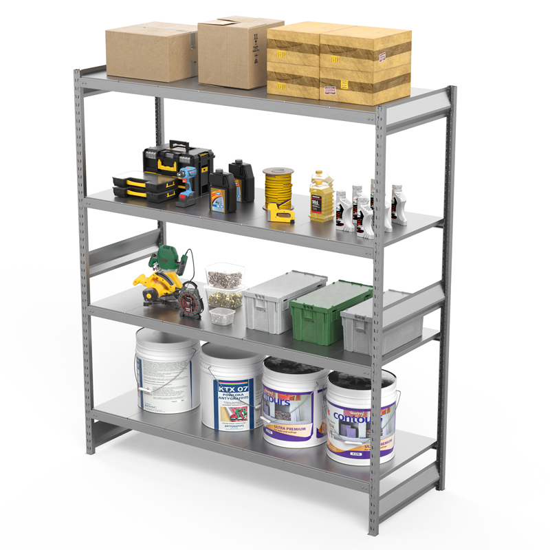 Стеллаж грузовой СГ Ультра (2000х1800х800 мм) 4 яруса, цинк (СГУ 2018084)