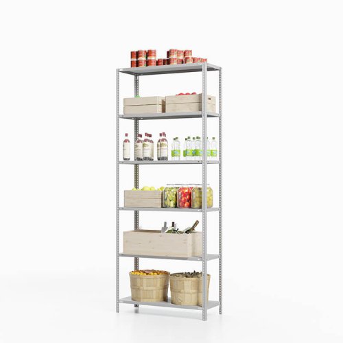 Стеллаж для погреба ТС Лайт, 2000x700x400 мм. Полки: 6 шт. металл (ТС 20070460)