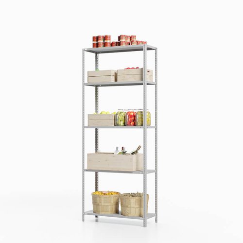 Стеллаж для погреба ТС Лайт, 2000x700x400 мм. Полки: 5 шт. металл (ТС 20070450)