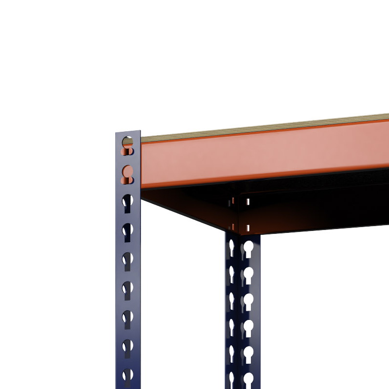Стеллаж металлический Профи-Т 3000x1845x655 мм. Ярусы: фанера усил. 5 шт. (Т-140/L F/5/У) – изображение №4