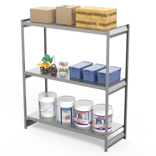 Стеллаж СГ Ультра / СГУ (2000х2100х1000 мм) 3 яруса, цинк (СГУ 2021103)