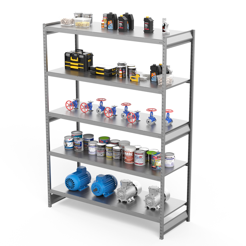 Стеллаж грузовой СГ Ультра (2000х2100х500 мм) 5 ярусов, цинк (СГУ 2021055)