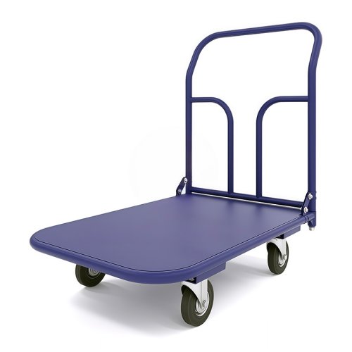 Тележка складская грузовая ТП 6 (г/п 550 кг, 1200x800 мм, колеса литая протекторная резина 160 мм)