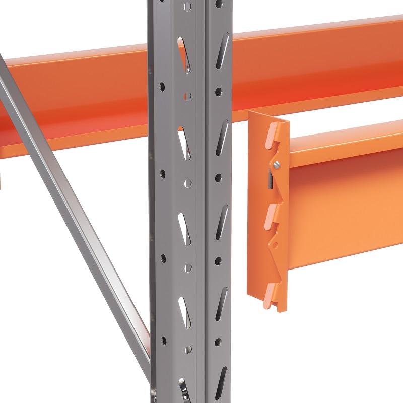 Секция приставная стеллажа металлического паллетного 2500х2700х1100 мм (85.1.5). Ярусы: пол+2 – изображение №2