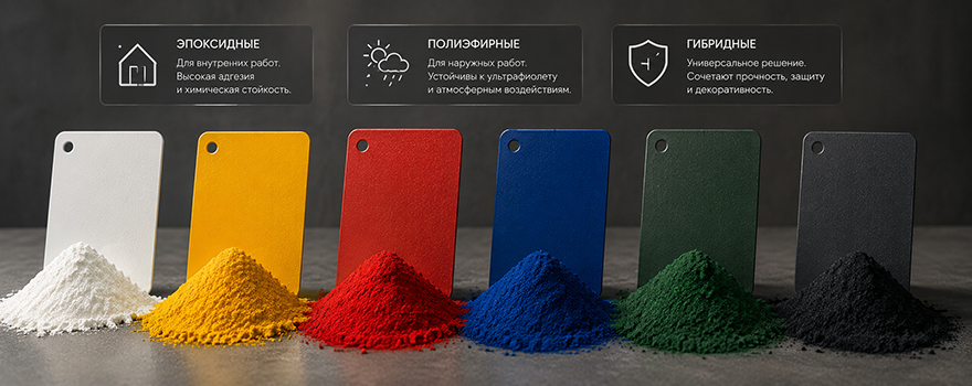Типы порошковых красок Типы порошковых красок