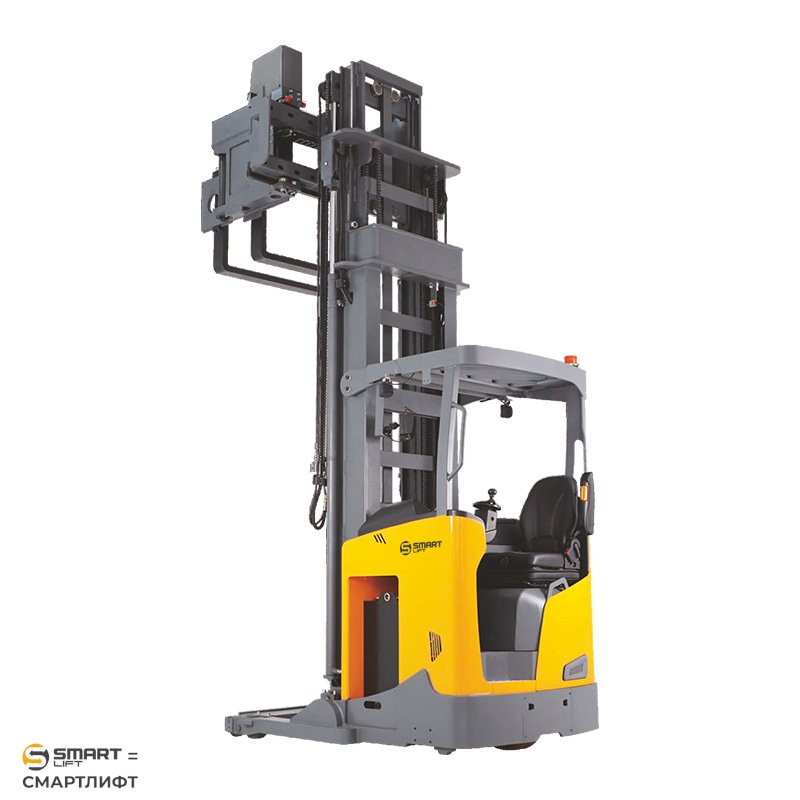 Узкопроходный ричтрак OPD15Z (1500 кг; 4,5 м; 48В / 450Ач) СМАРТЛИФТ (SMARTLIFT)