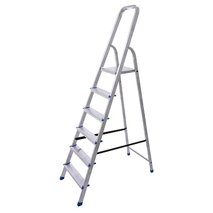 Стремянка алюминиевая AS06 (6 ступеней)