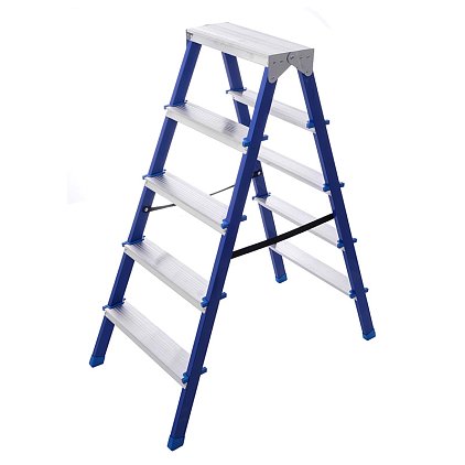 Стремянка стальная двухсторонняя CS205 (5 ступеней)