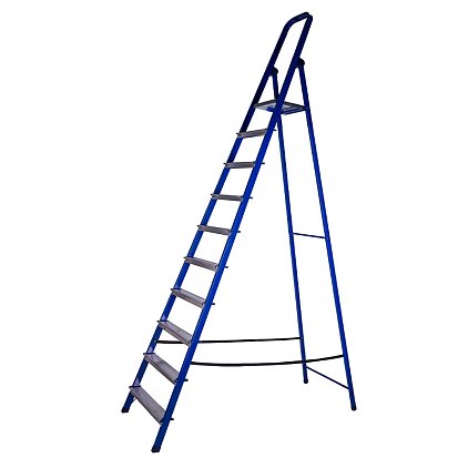 Стремянка стальная с алюминиевыми ступенями CS10 (10 ступеней)