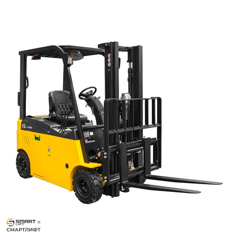 Электропогрузчик CPD15L1 (1500 кг; 5 м; li-ion 48В / 360Ач) СМАРТЛИФТ (SMARTLIFT)